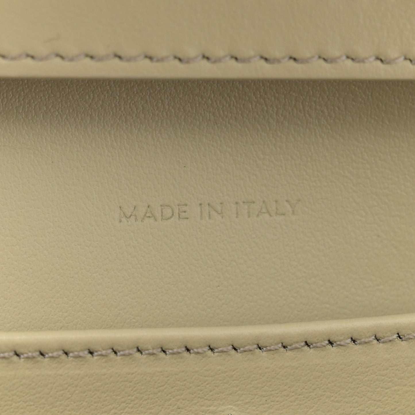 Shiny Calfskin Triomphe Margo Wallet on Chain Almond Green