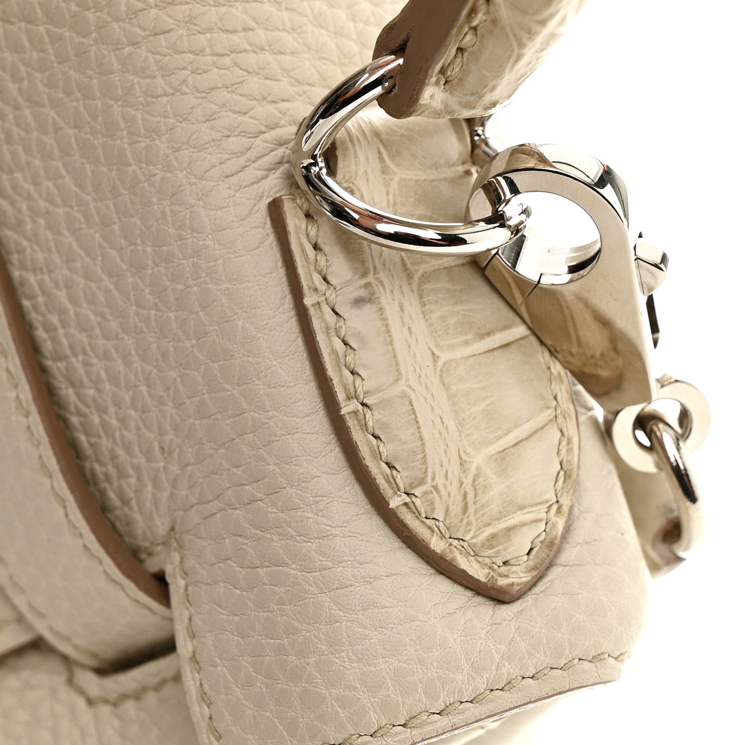 Hermes Togo Matte Alligator Kelly Retourne Touch 28 Beton 14 of 15