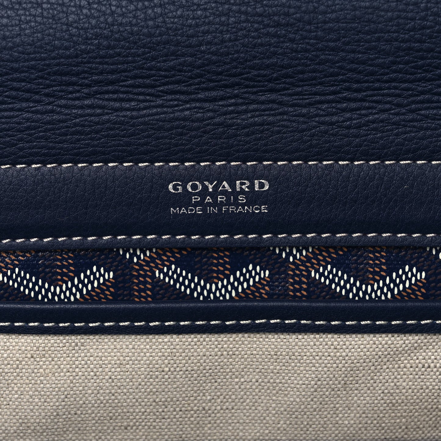 Goyardine Rouette PM Blue Marine