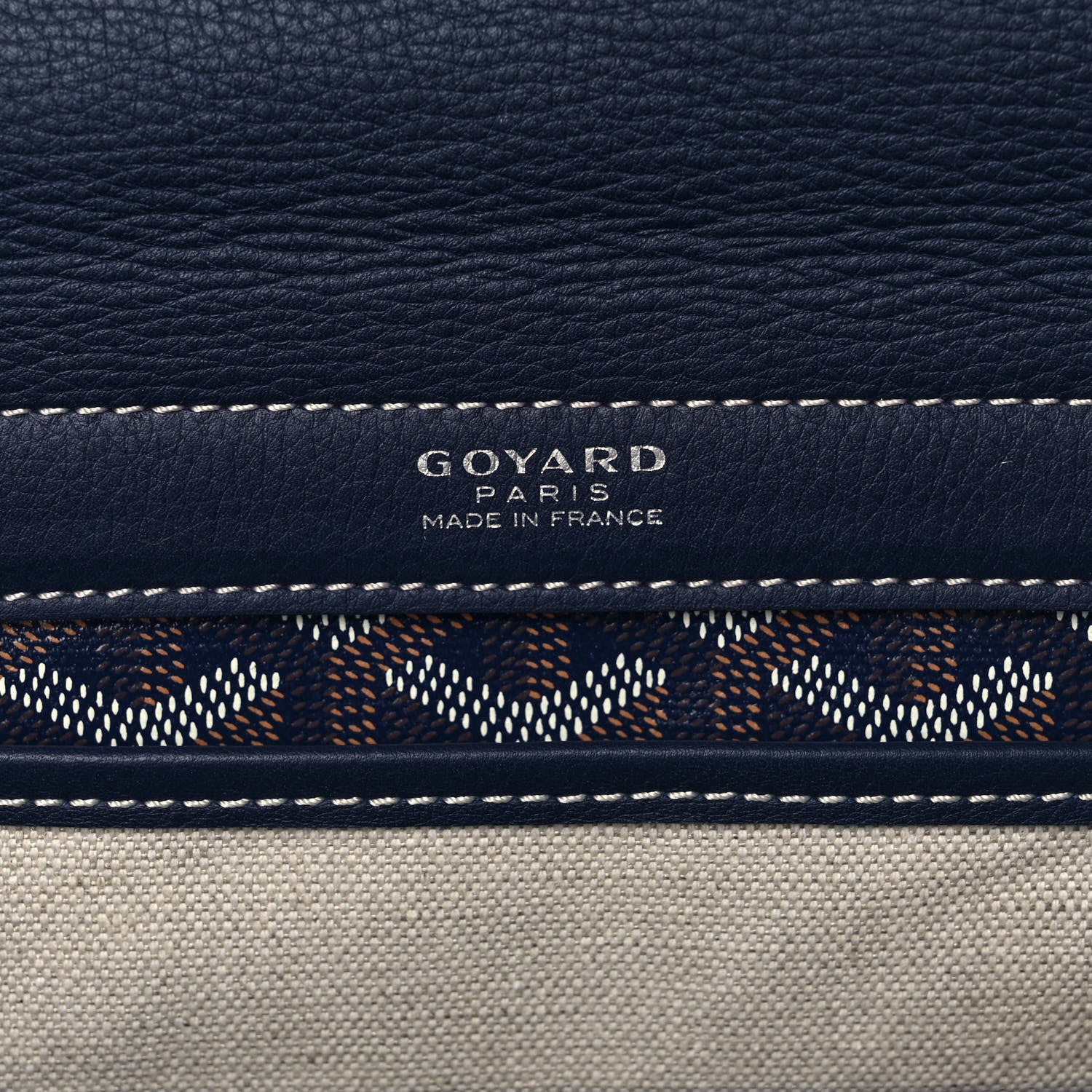 Goyard Goyardine Rouette PM Blue Marine 6 of 9