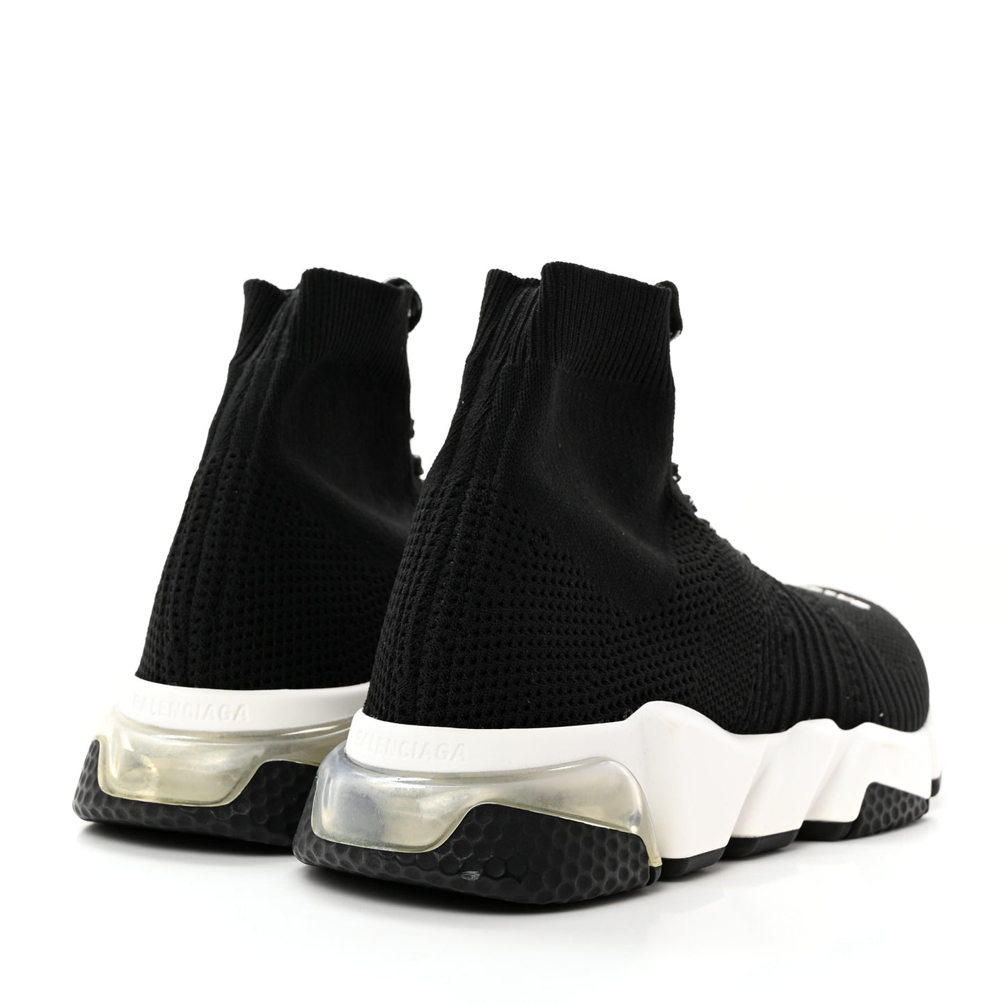 Technical 3D Recycled Knit Womens Speed 2.0 Lace Up Sneakers 40 Black