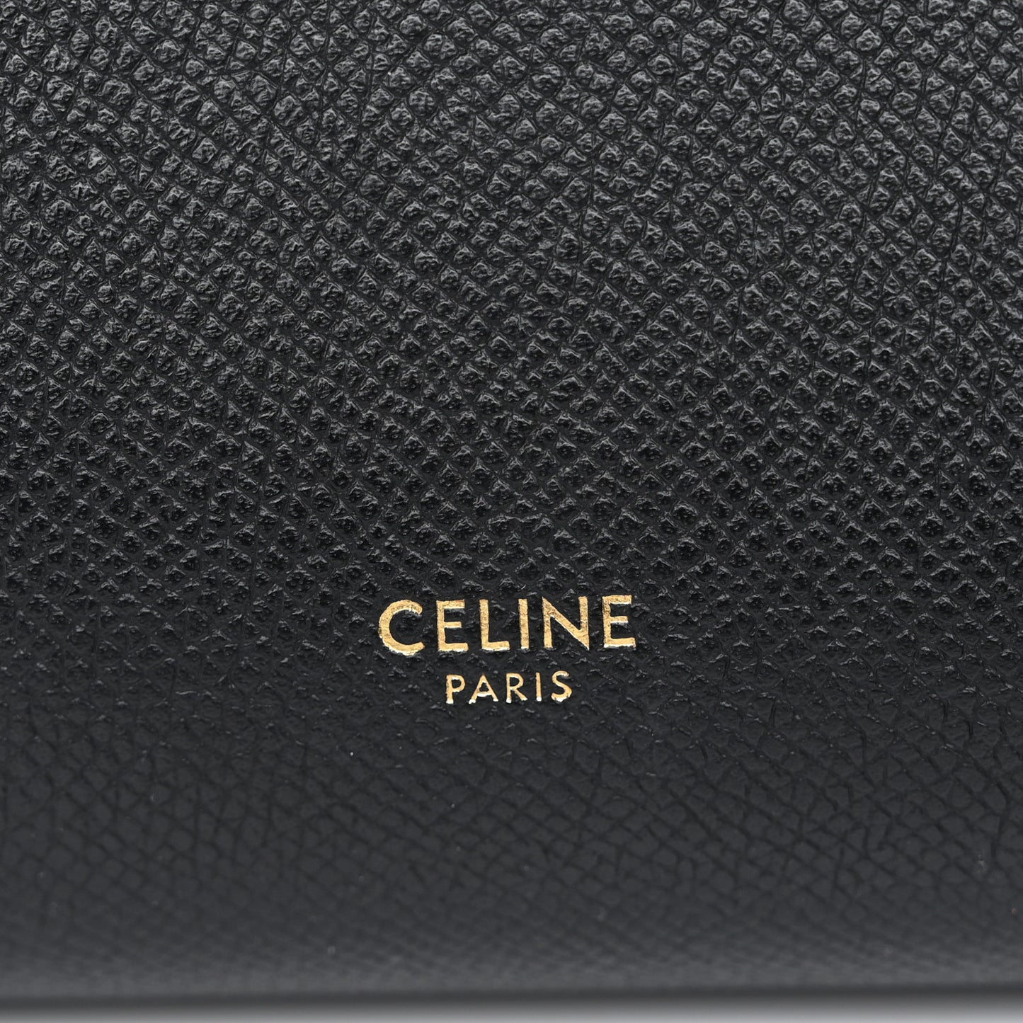 Grained Calfskin Micro Belt Bag Black