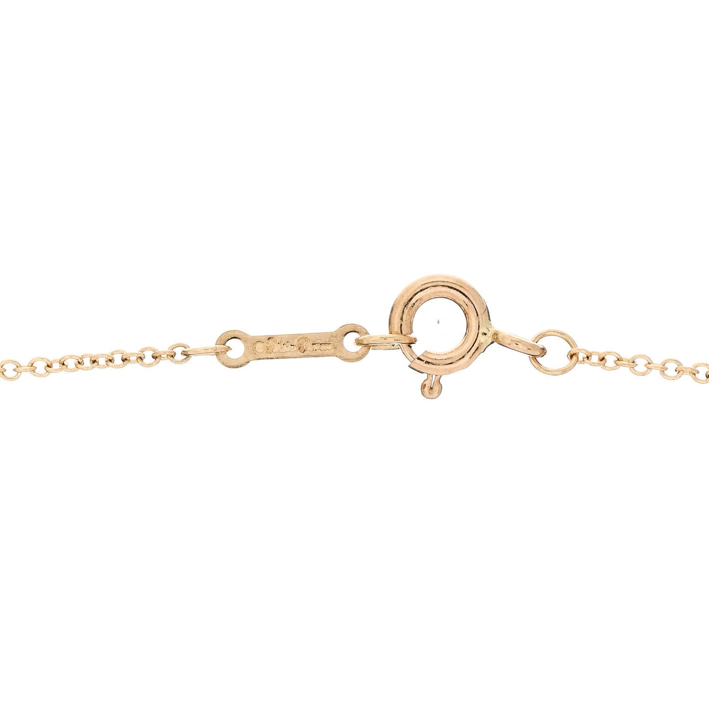 18K Yellow Gold Paloma Picasso Olive Leaf Vine Pendant Necklace