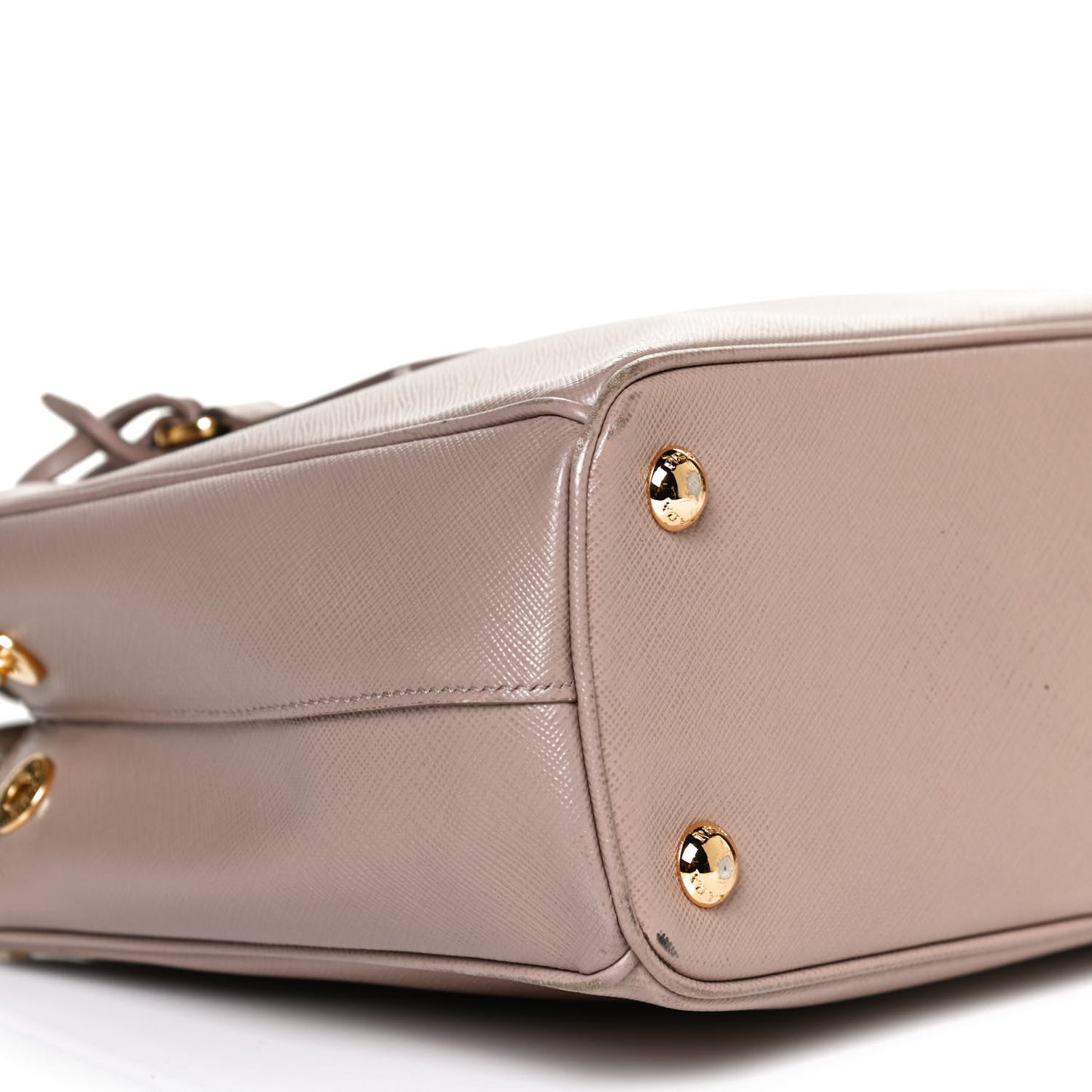 Saffiano Mini Galleria Double Zip Tote Cammeo