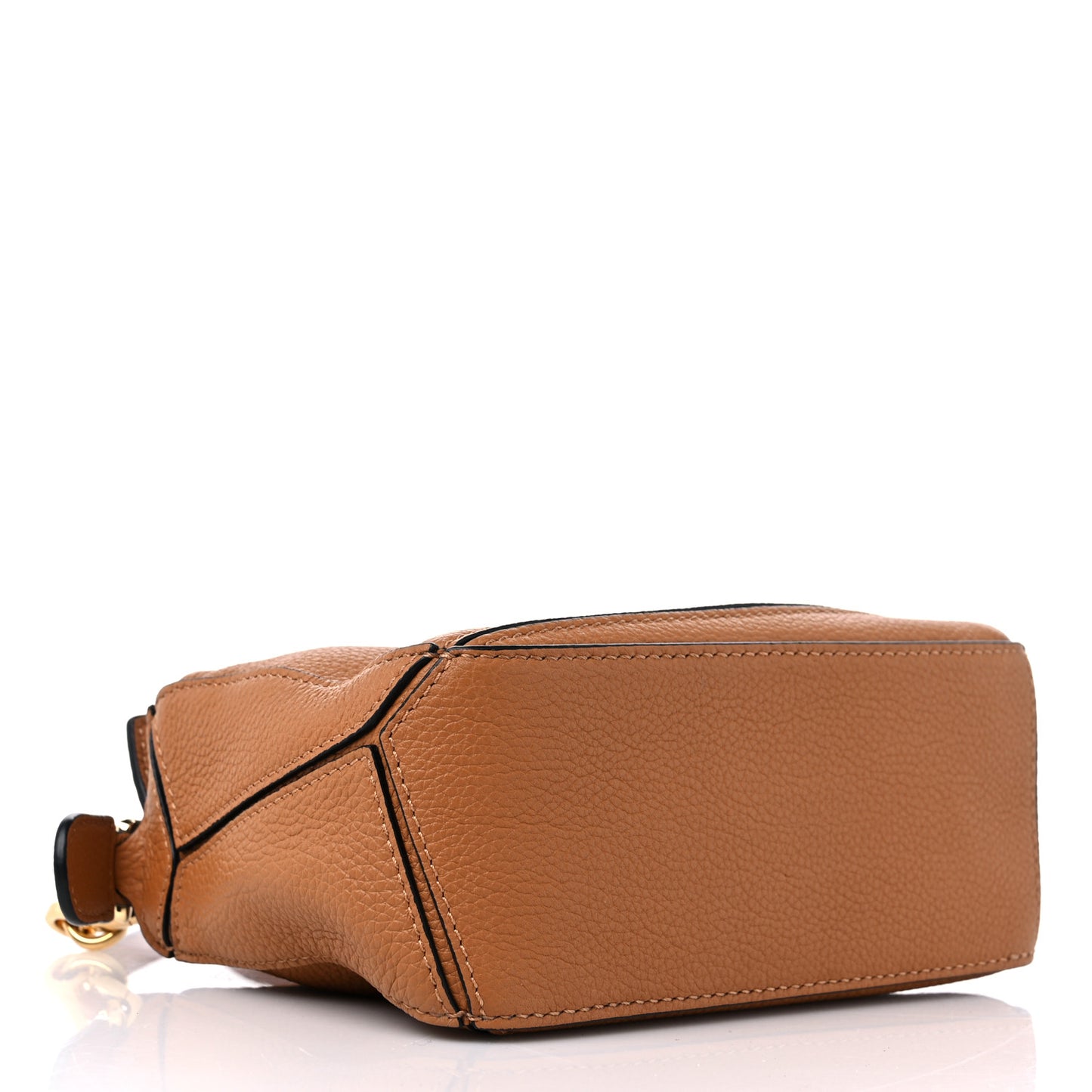 Calfskin Mini Puzzle Bag Light Caramel