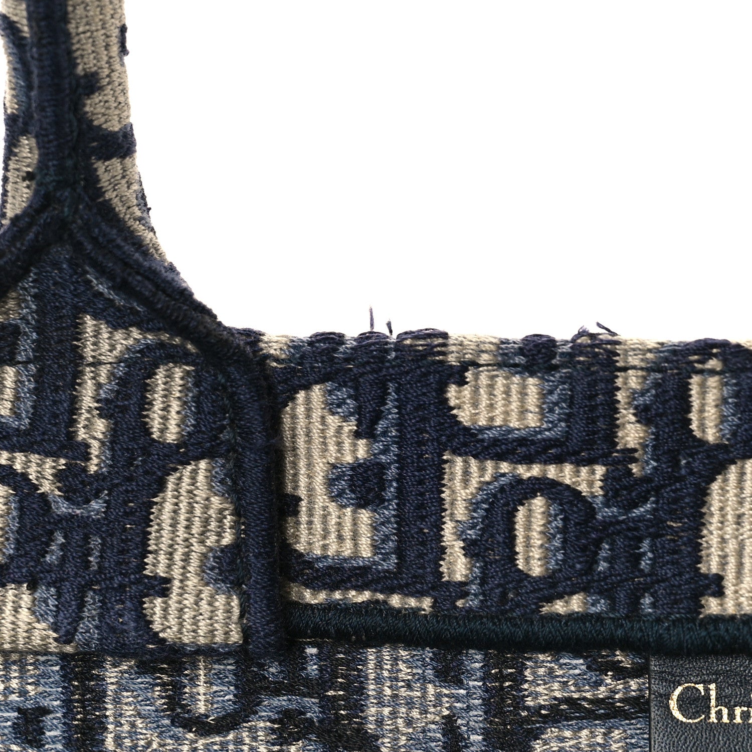 Christian Dior Oblique Large Book Tote Blue Multicolor 10 of 12
