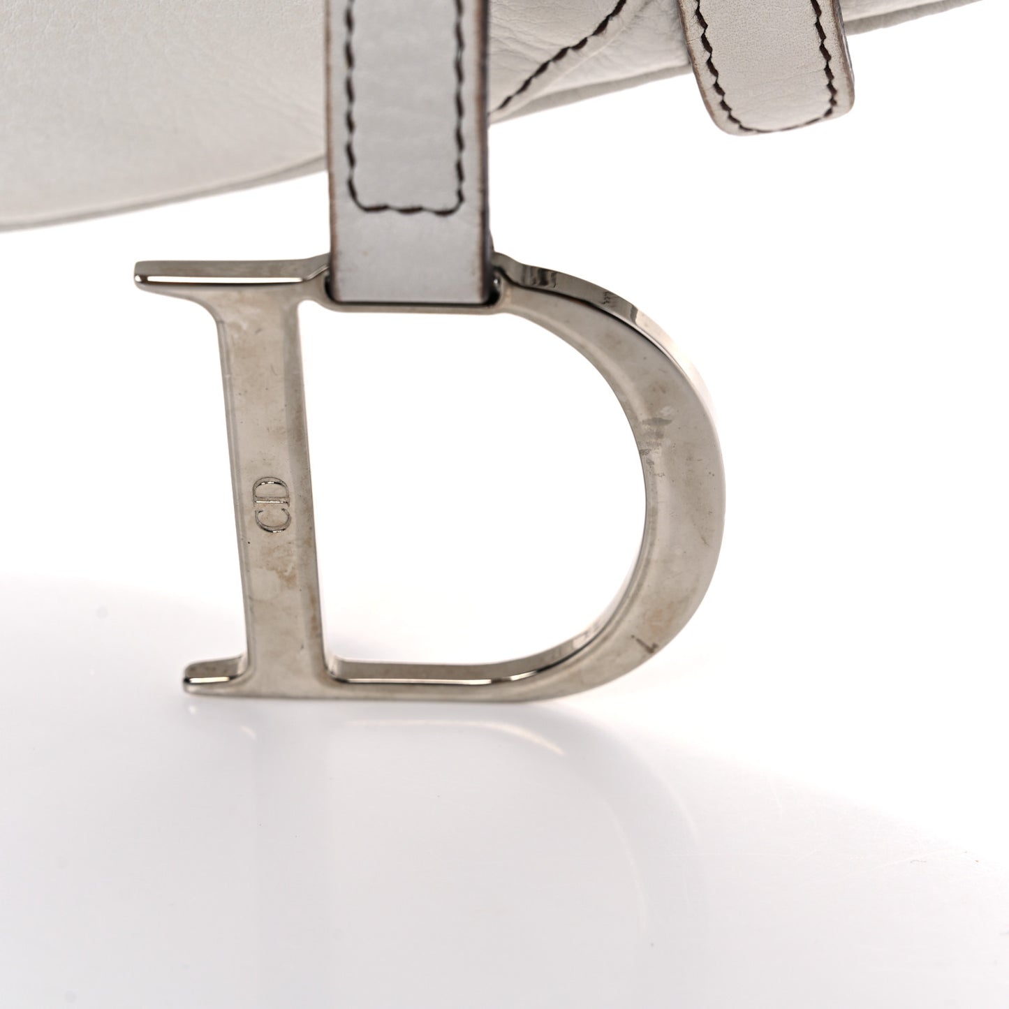 Calfskin Saddle Bag White