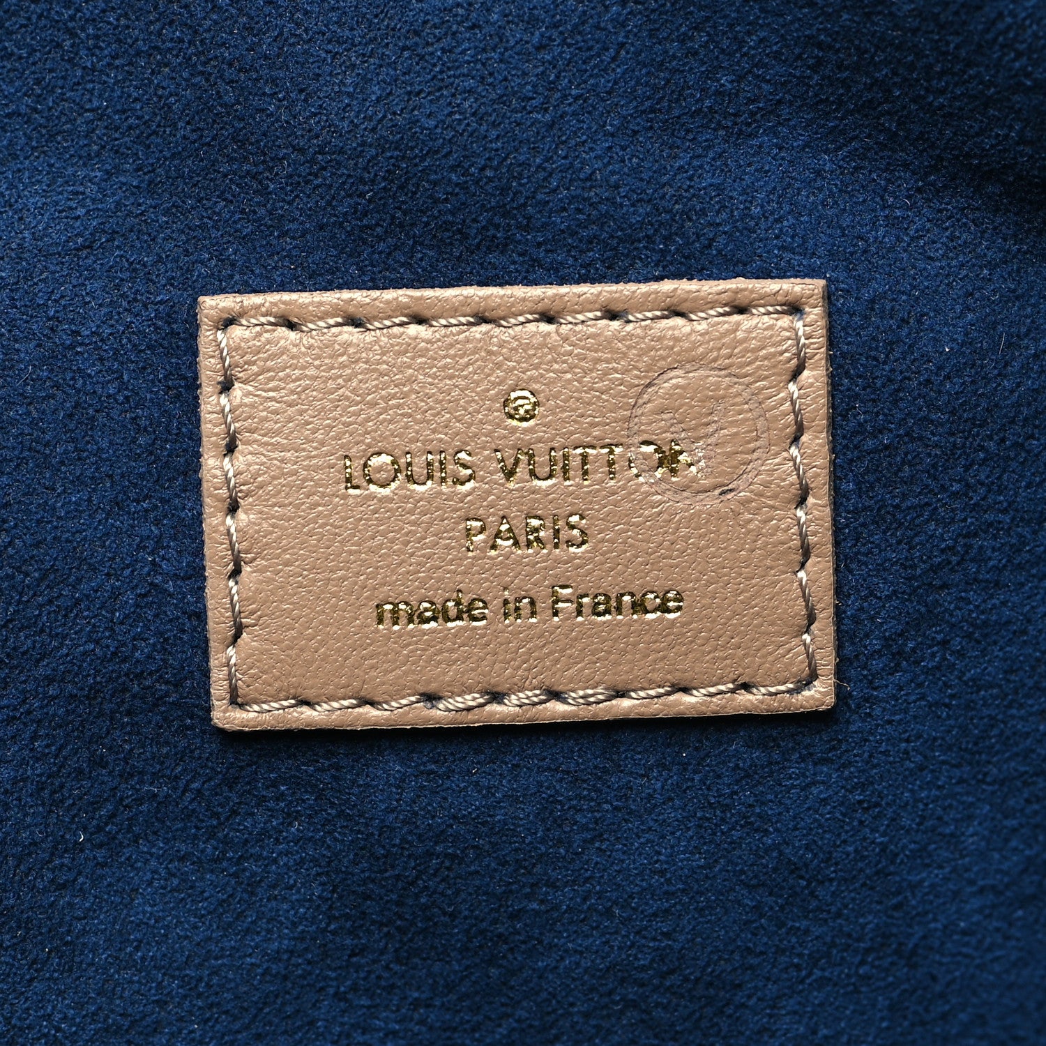 Louis Vuitton Lambskin Embossed Monogram Coussin MM Taupe 8 of 11