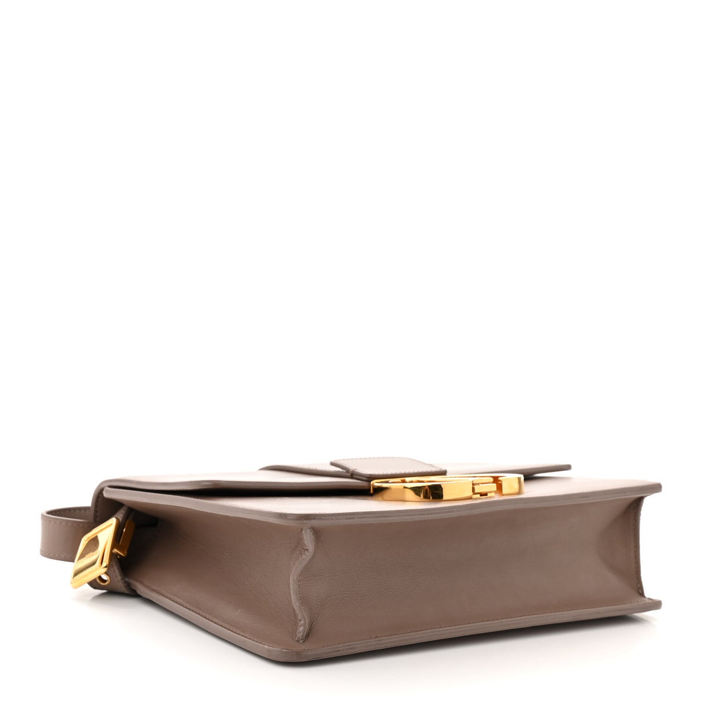 Box Calfskin 30 Montaigne Flap Bag Raw Beige