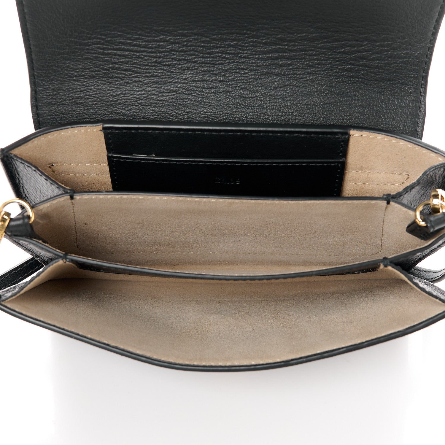 Chloe Smooth Calfskin Drew Bijou Clutch Black 5 of 10