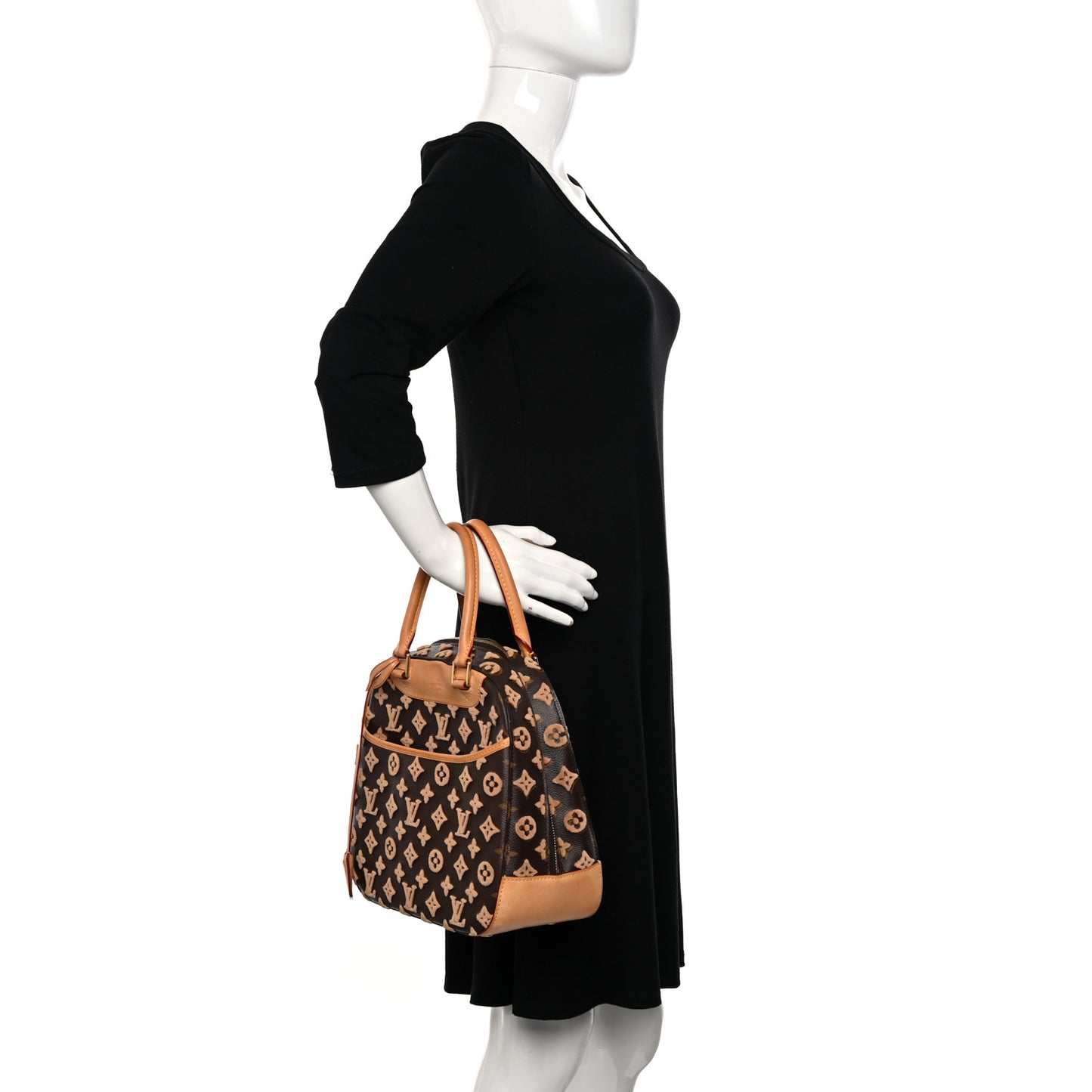 Monogram Tuffetage Deauville Cube Caramel