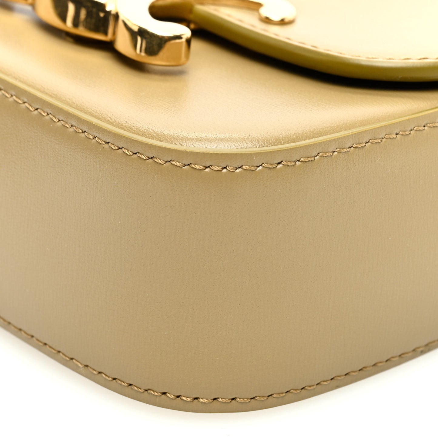 Shiny Calfskin Mini Triomphe Olive