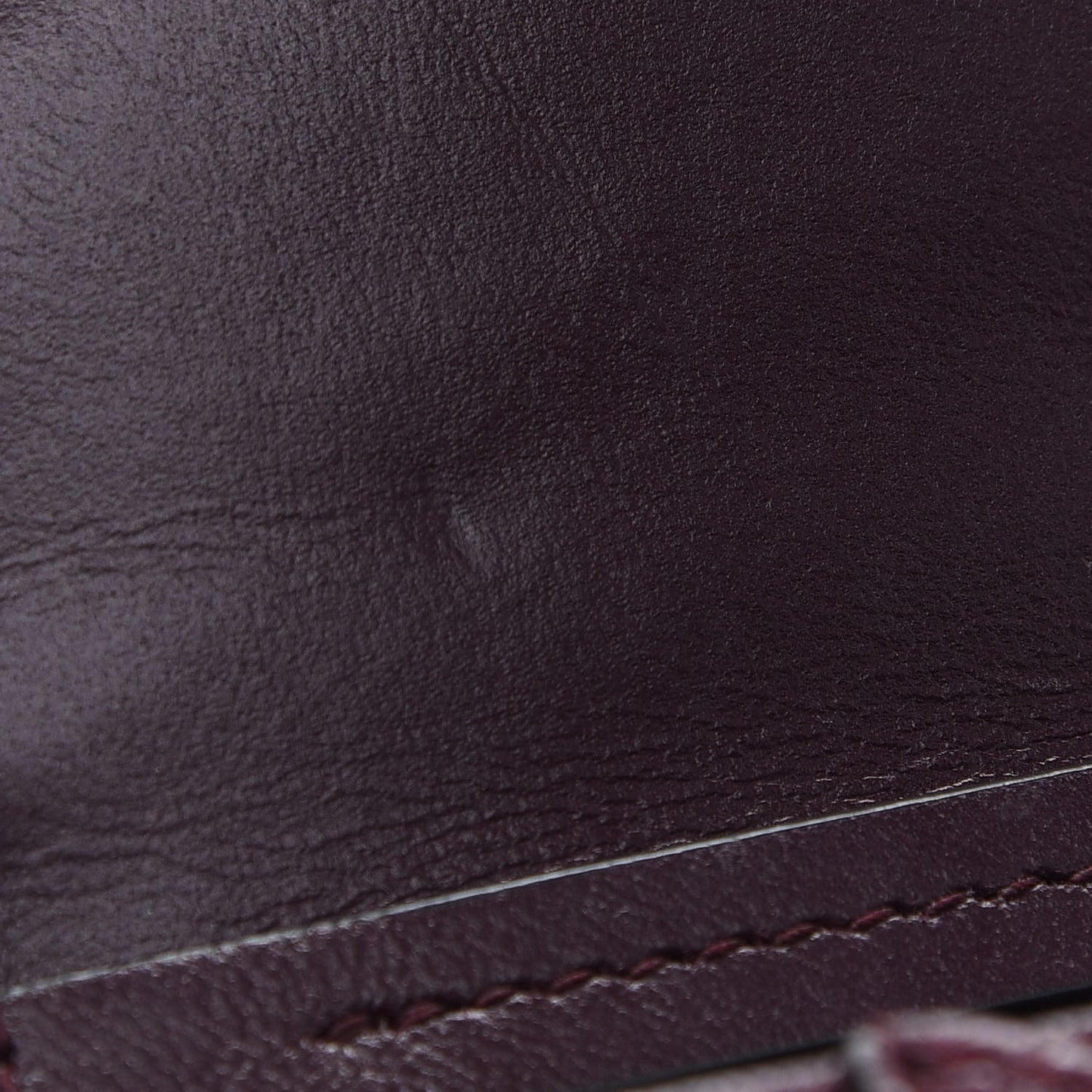 Goatskin Quilted GV3 Mini Pocket Convertible Bag Aubergine