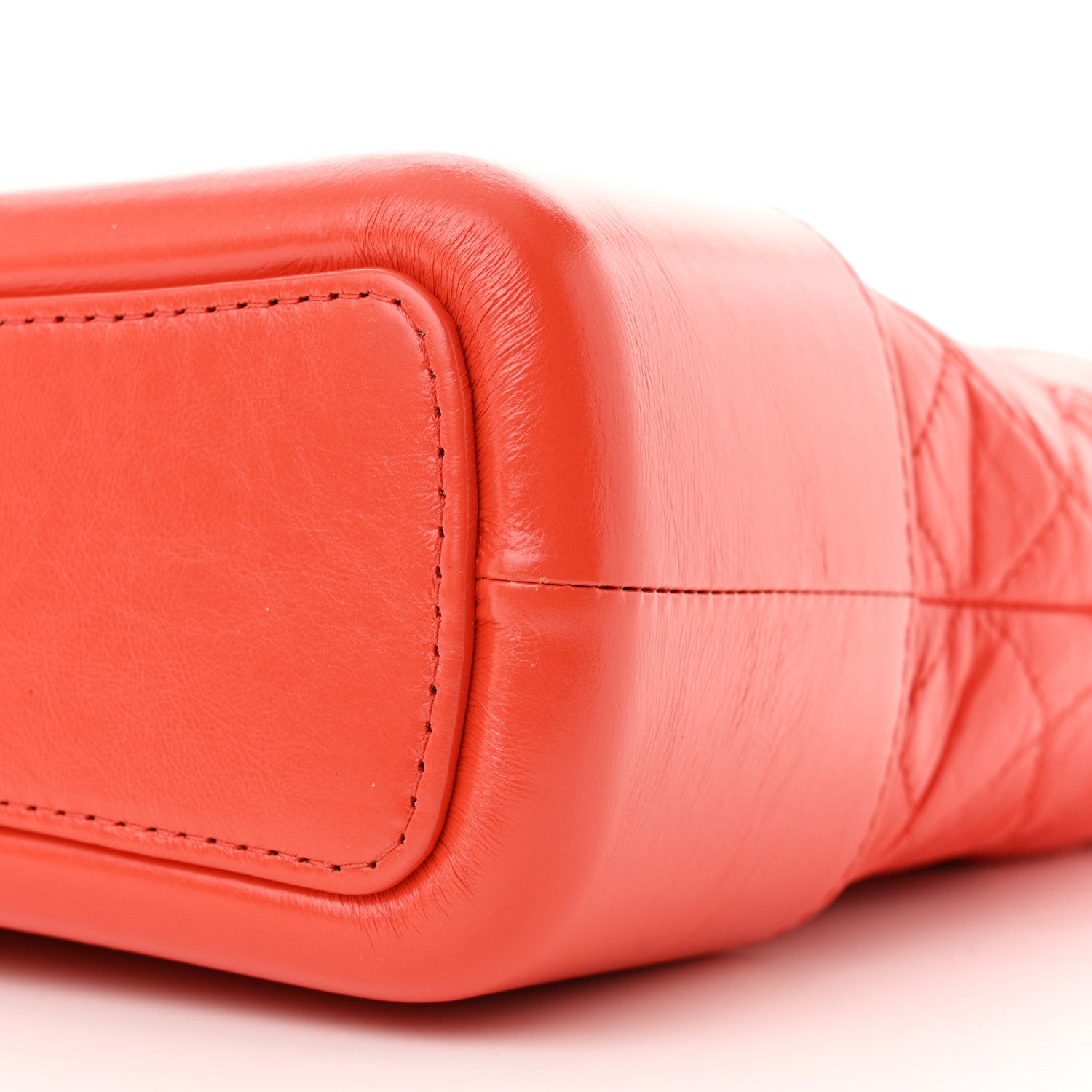 Chanel Aged Calfskin Quilted Medium Gabrielle Hobo Red 10 of 11