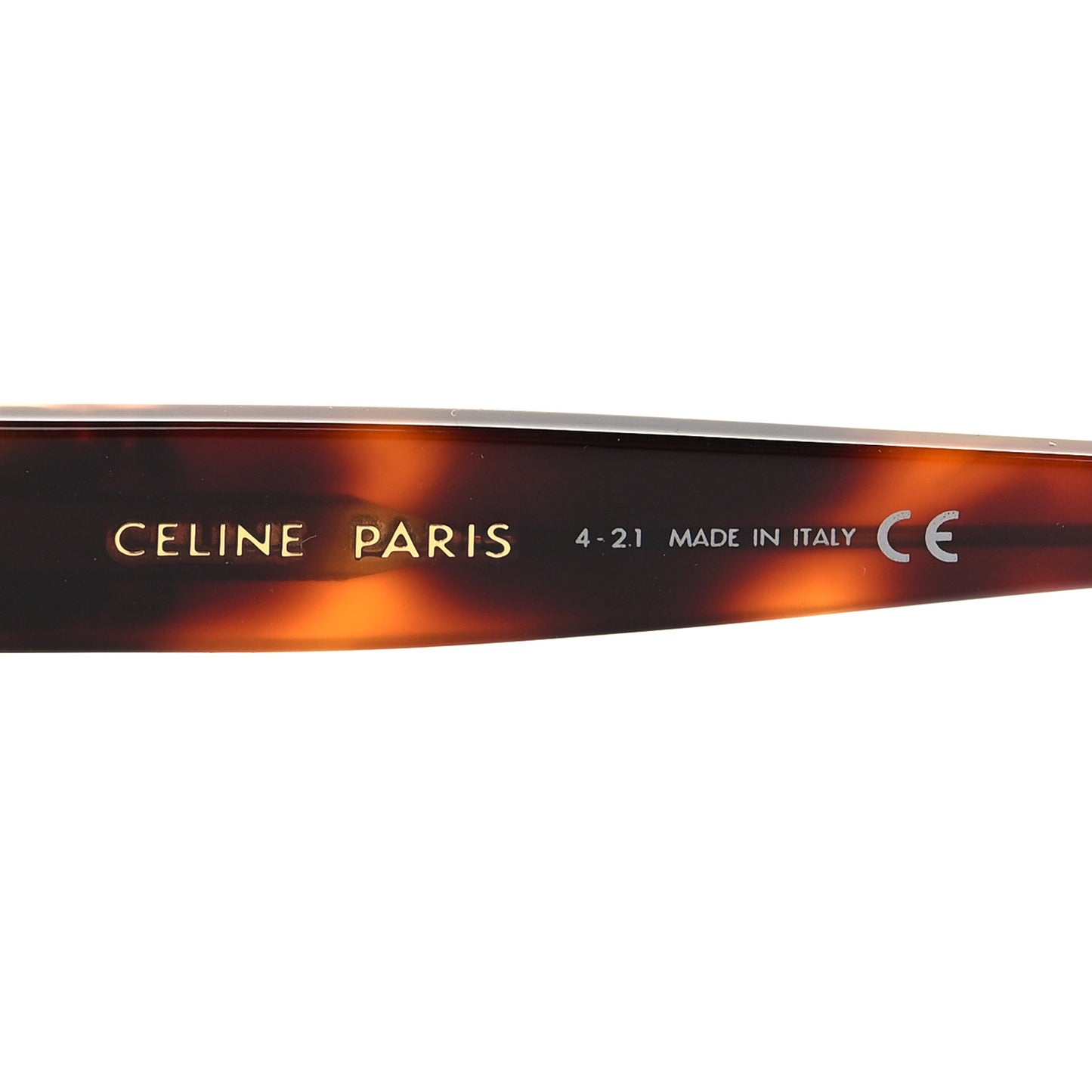 Acetate Triomphe Sunglasses CL40189F Blonde Havana