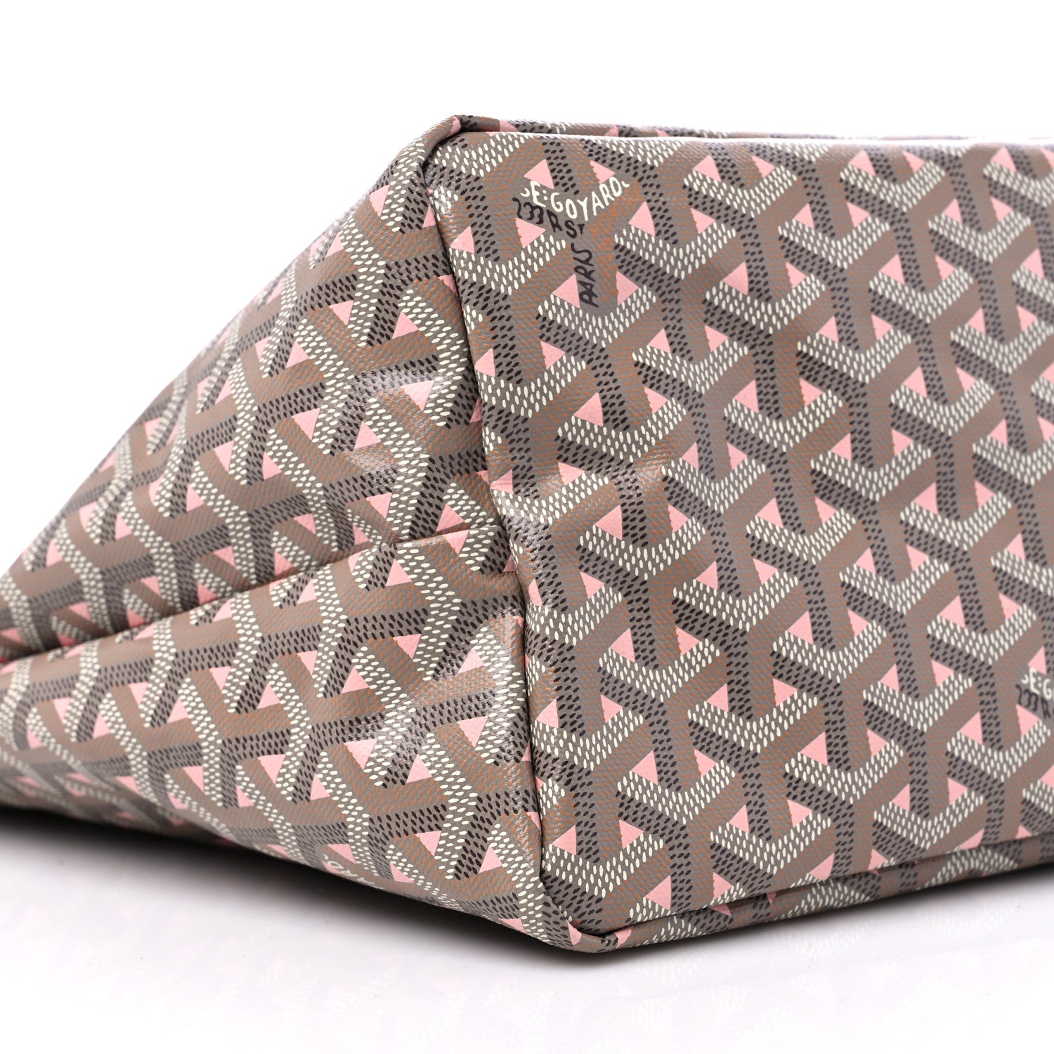 Goyard Goyardine Saint Louis Claire Voie PM Grege Powder Pink 8 of 9