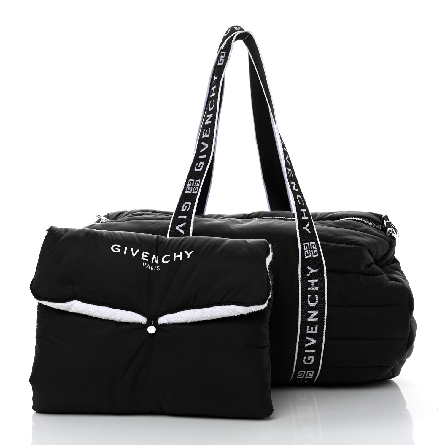 Givenchy Padded Nylon Logo Diaper Bag Black 2 of 7