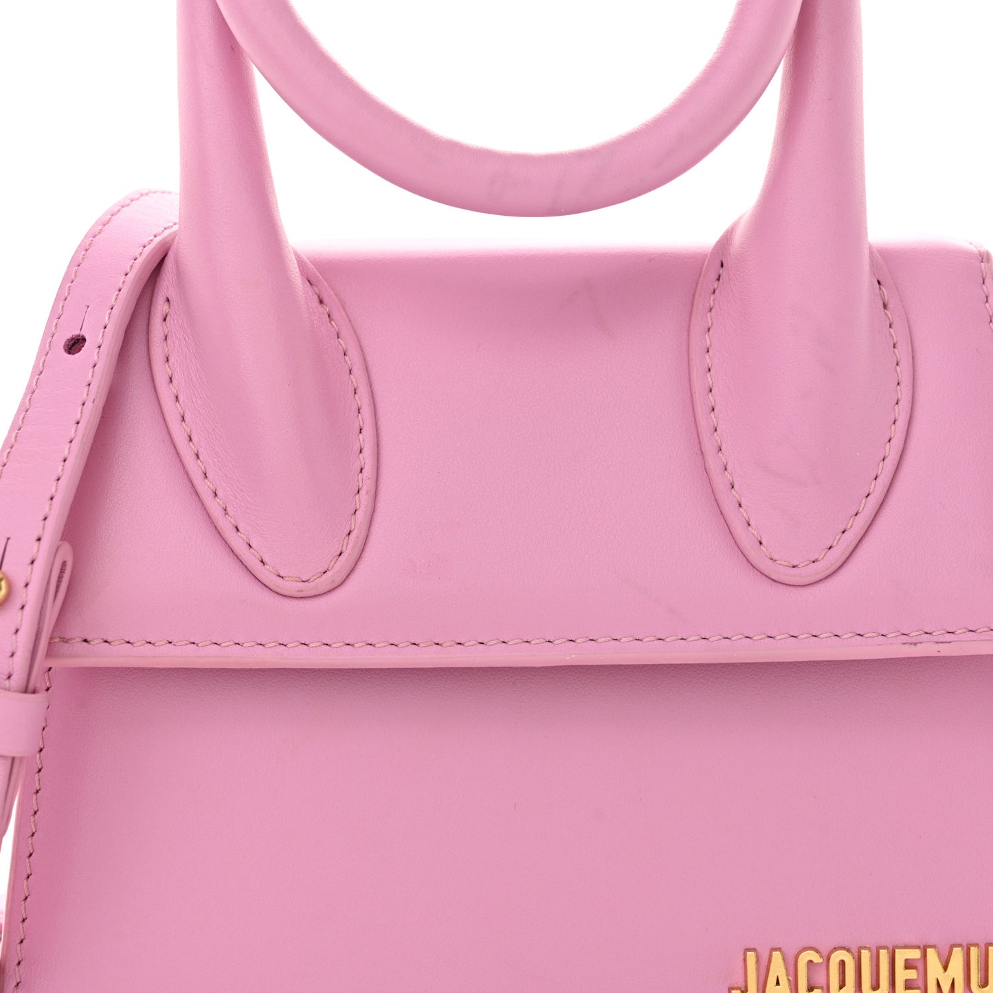 Smooth Calfskin Le Chiquito Noeud Light Pink