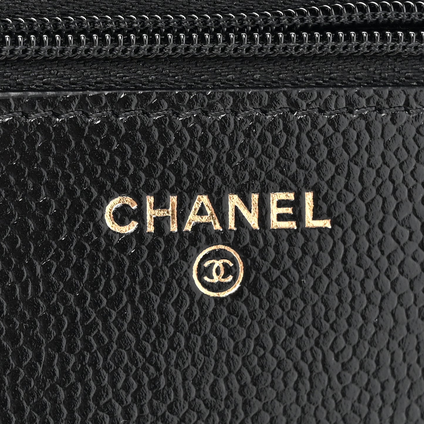 Caviar Quilted Multi Chain Wallet On Chain WOC Black