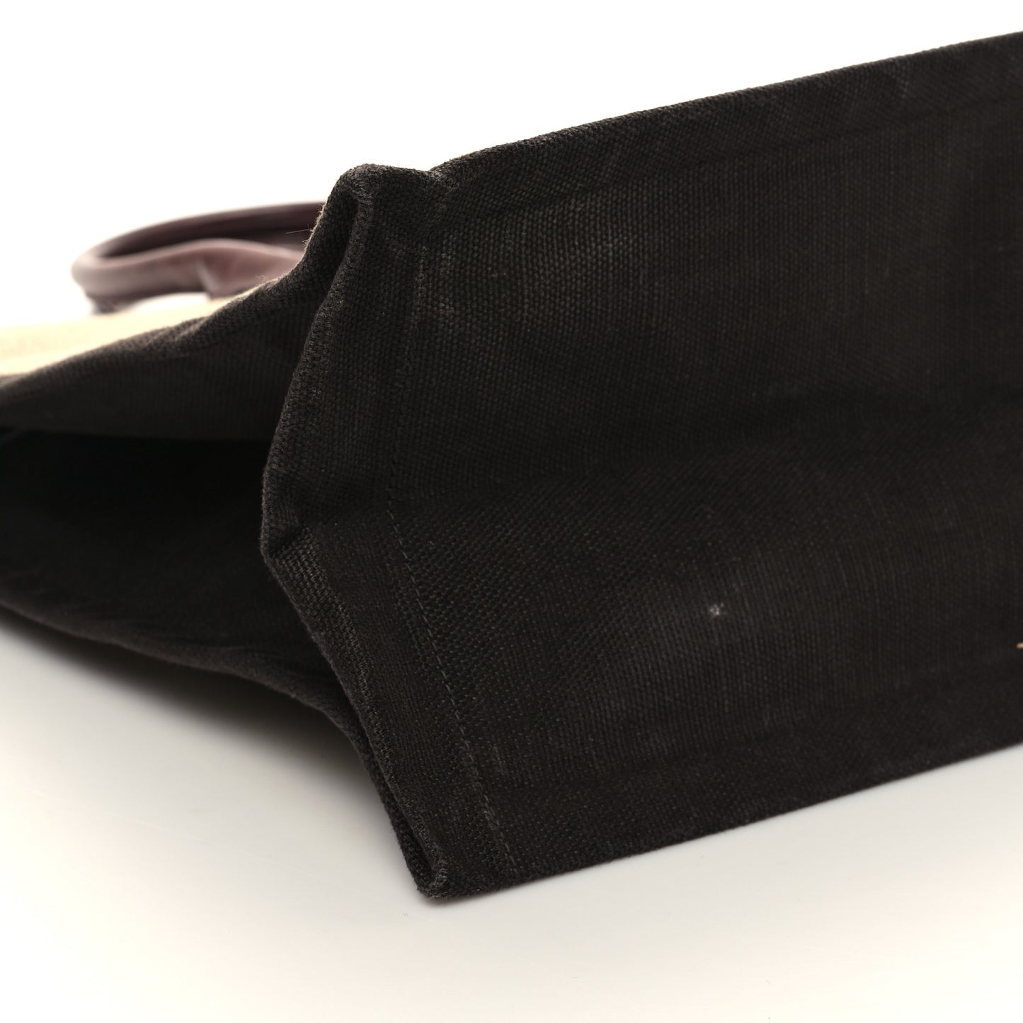 Linen Calfskin Rive Gauche Tote Natural