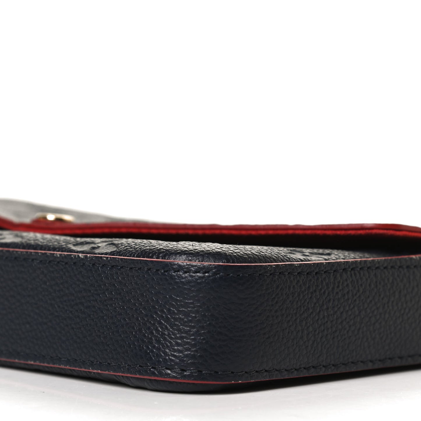 Empreinte Pochette Felicie Chain Wallet Marine Rouge
