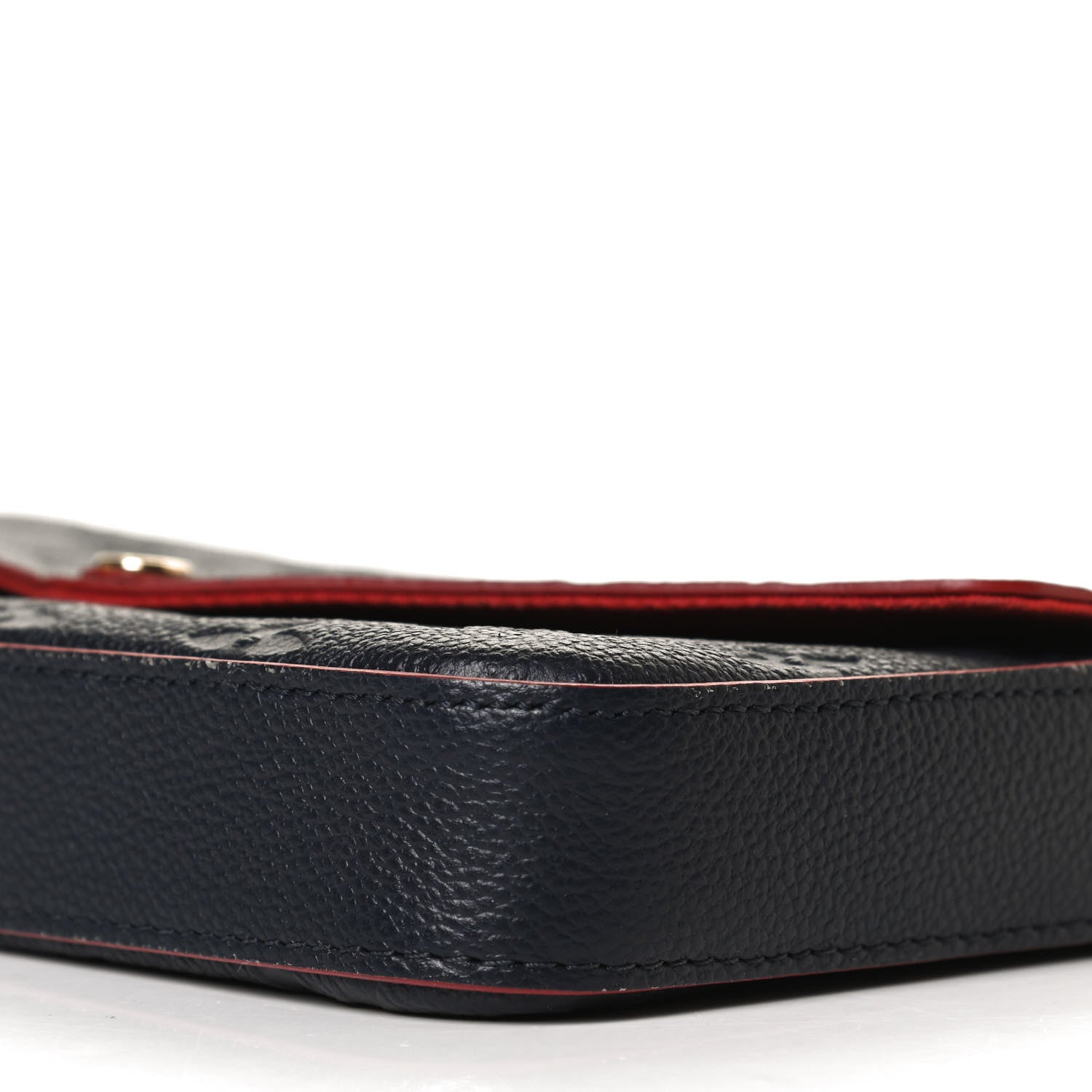 Louis Vuitton Empreinte Pochette Felicie Chain Wallet Marine Rouge 10 of 12