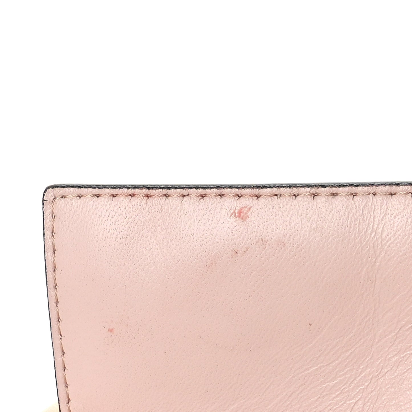 Nappa FF 1974 Embossed Baguette Rosa Quarzo
