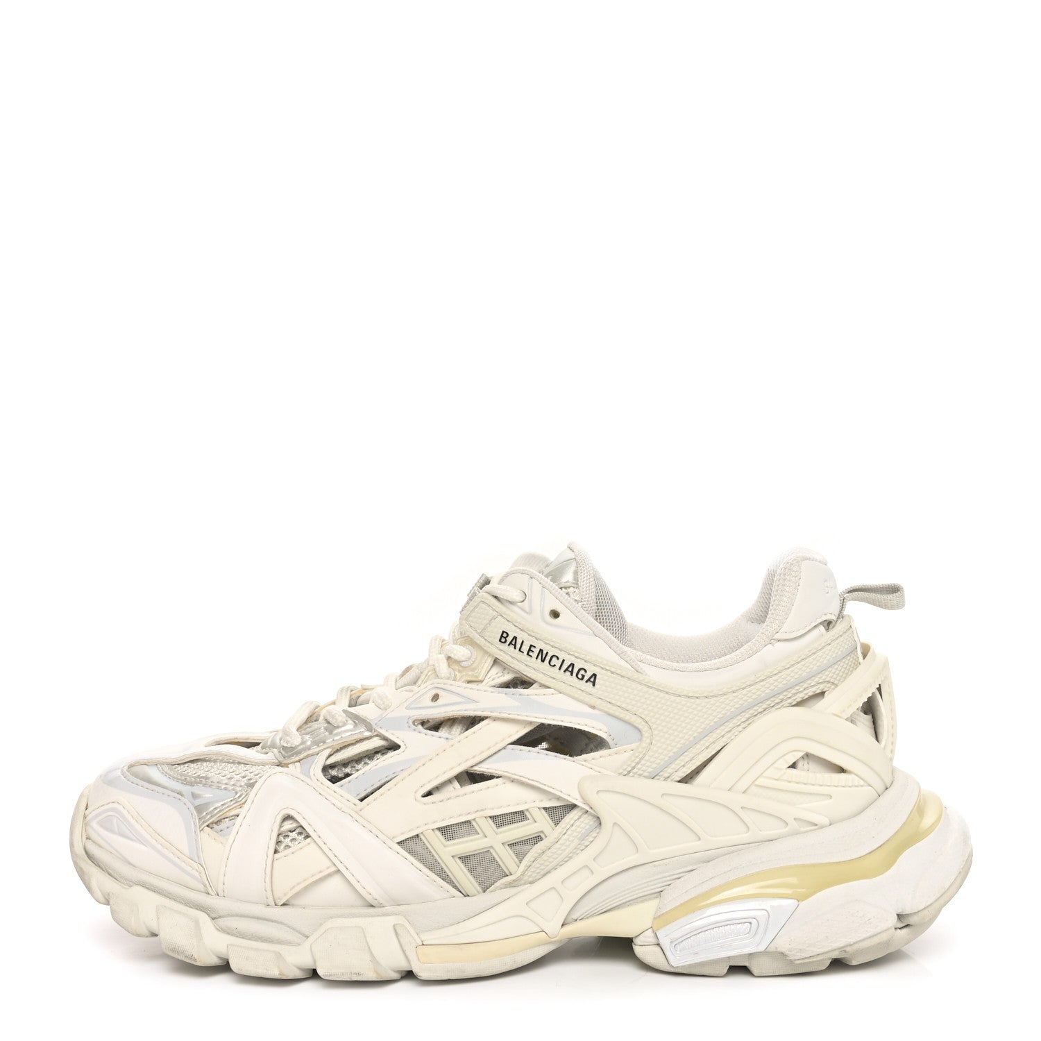Balenciaga Rubber Mesh Womens Track.2 Open Sneakers 40 White 1 of 8