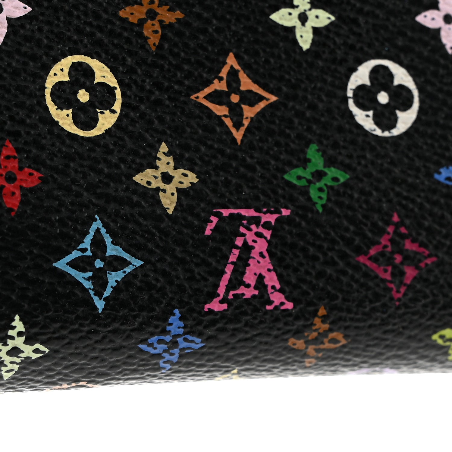 Louis Vuitton Monogram Multicolor Zippy Coin Purse Black Grenade 8 of 8