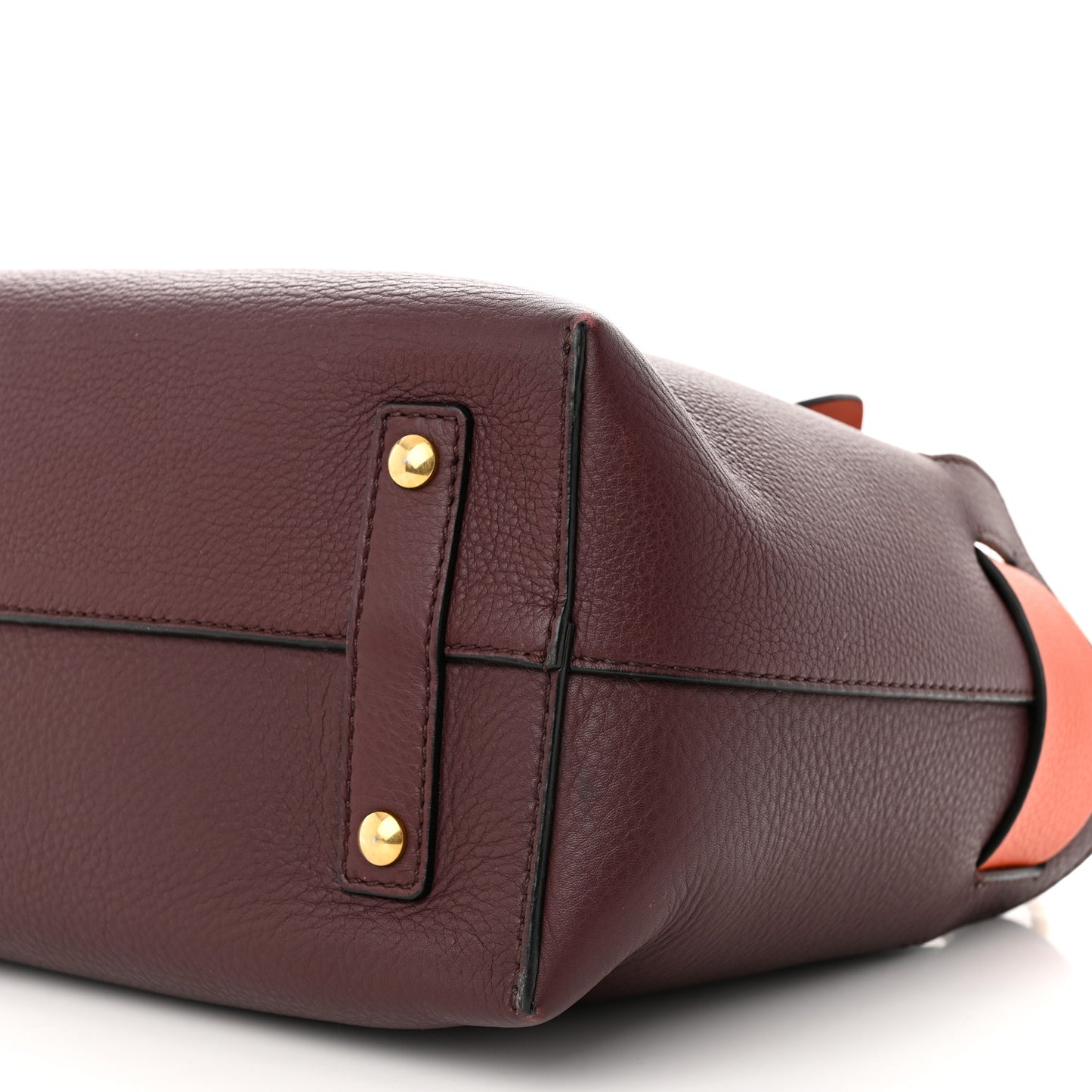 Grainy Calfskin Baby Belt Bag Deep Claret