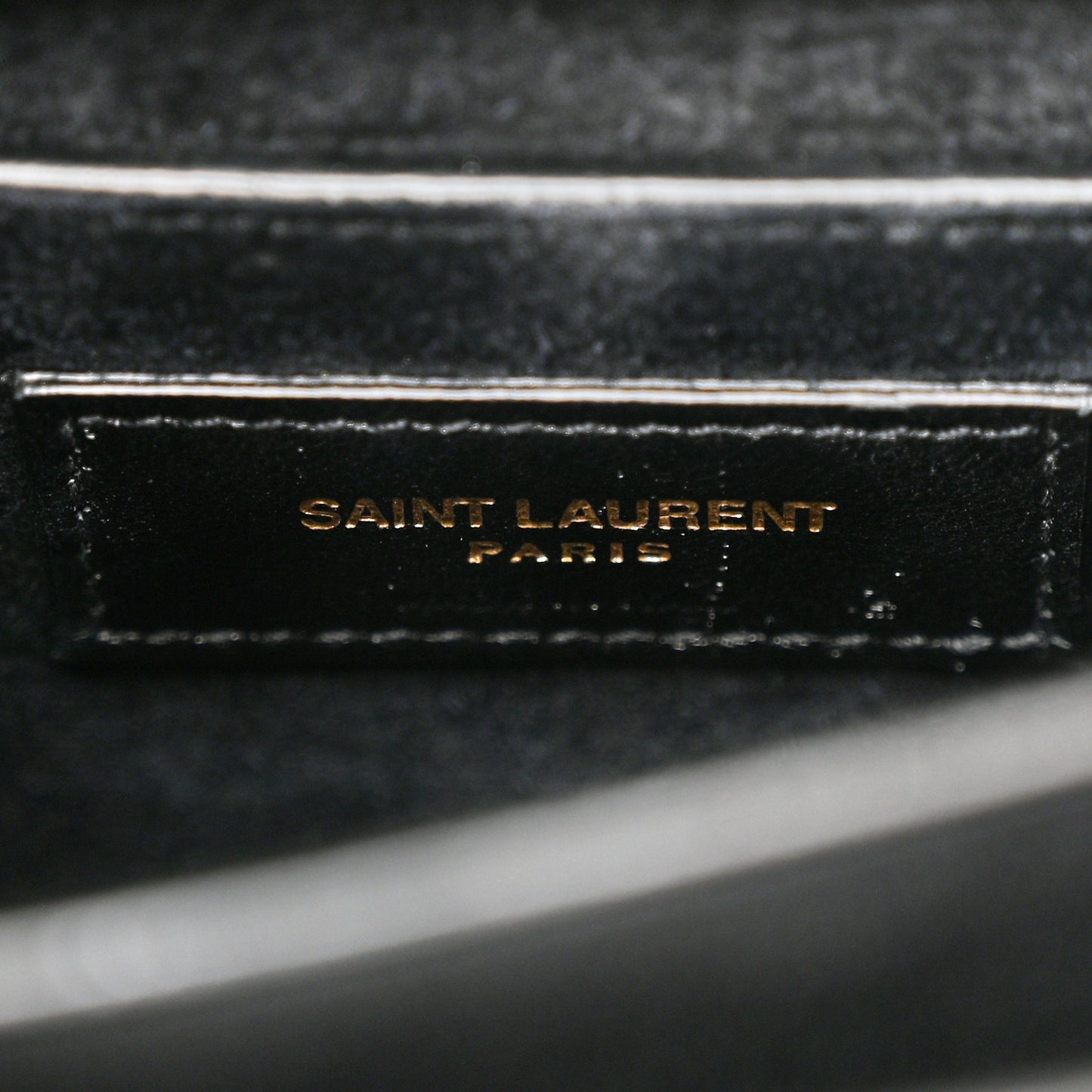 Calfskin Crocodile Embossed Medium Monogram Sunset Black