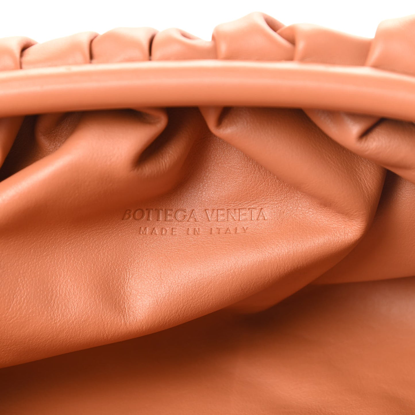 Smooth Butter Calf The Pouch Oversized Clutch Clay