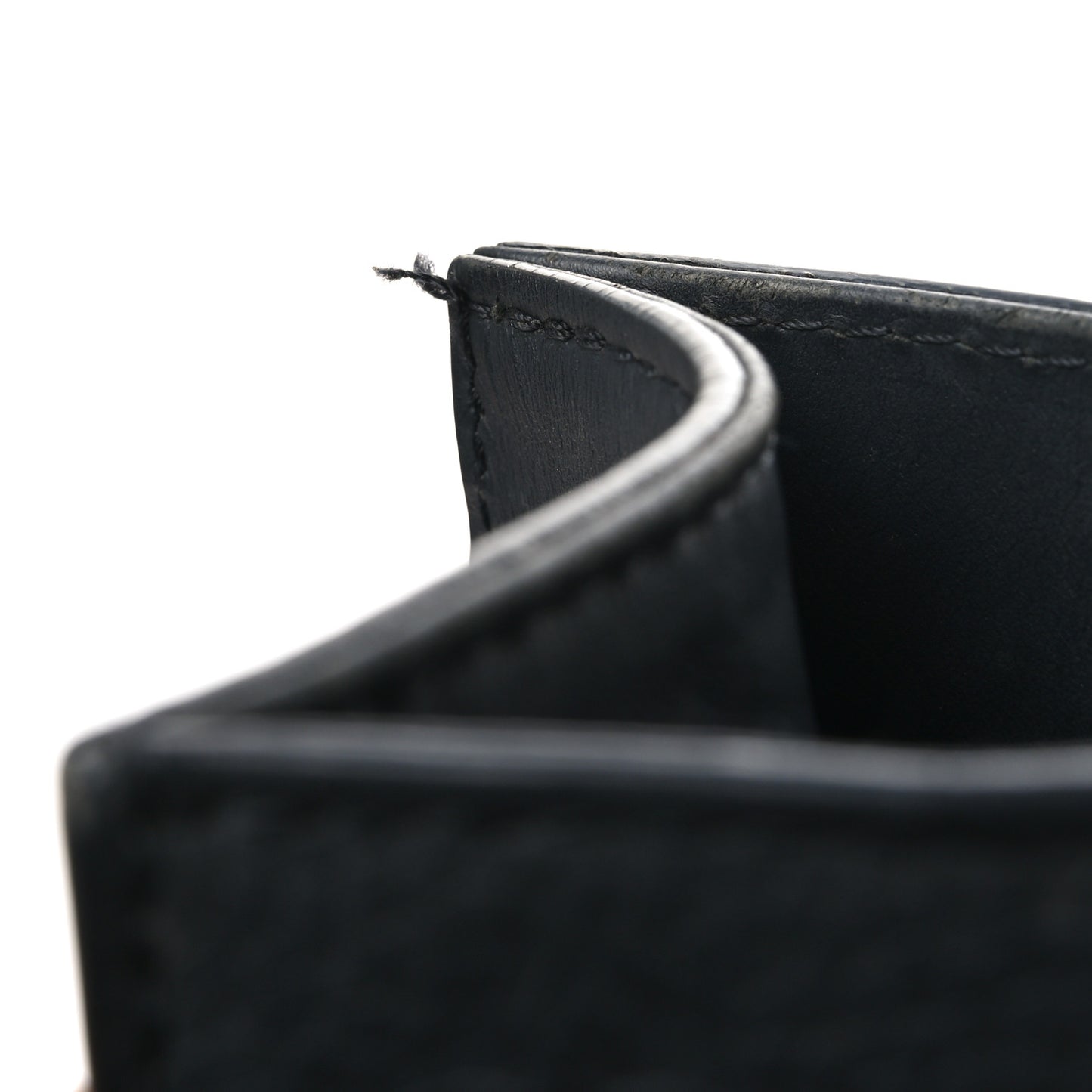 Caviar Quilted Large Vanity Pouch Black