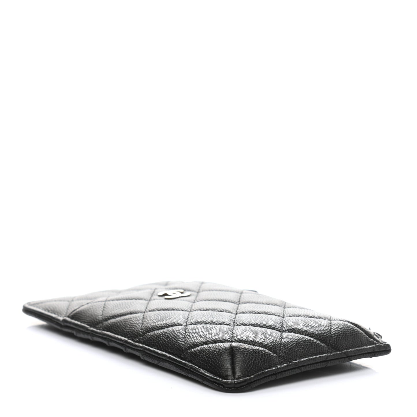 Caviar Quilted Classic iPhone Pouch Black