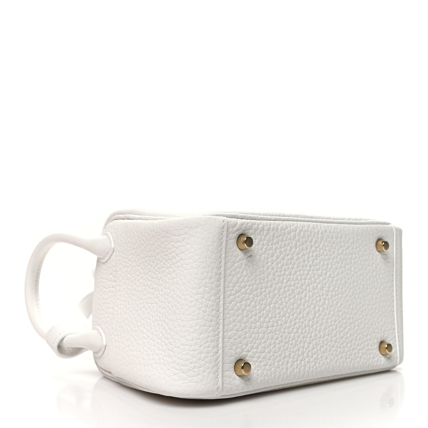 Taurillon Clemence Mini Lindy 20 New White