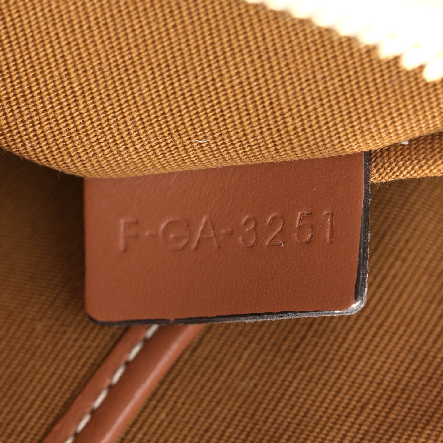 Canvas Calfskin Ava Triomphe Shoulder Bag White