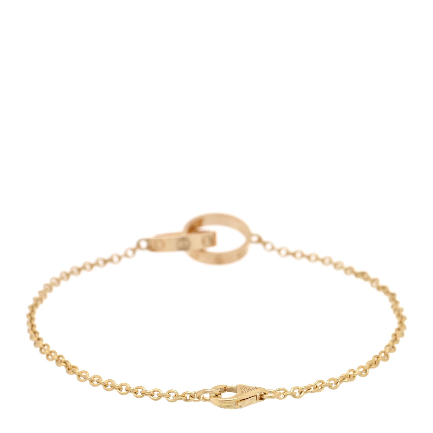 18K Yellow Gold Interlocking LOVE Bracelet