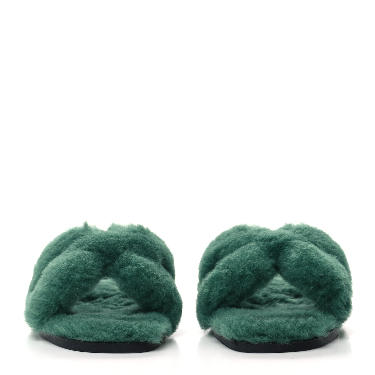 Woolskin Oran Sandals 37 Vert Anglais
