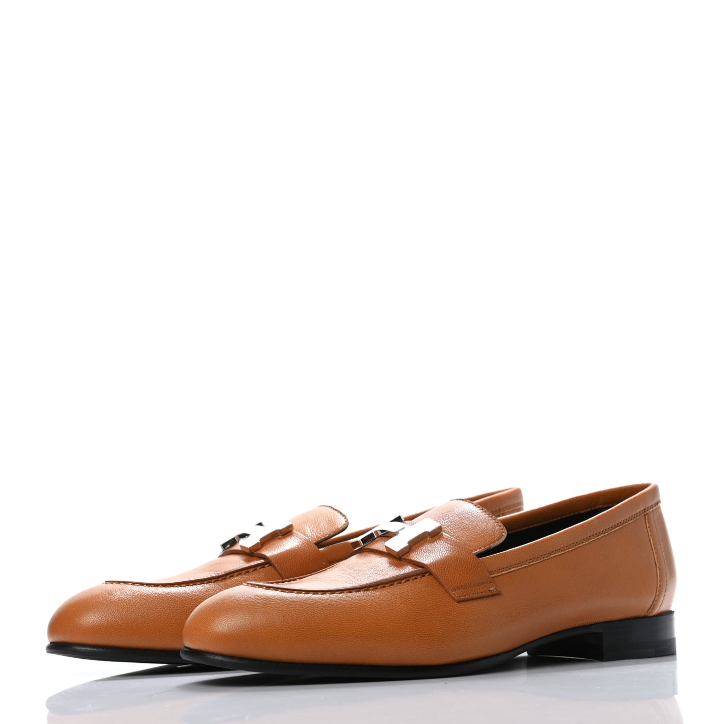 Goatskin Womens Paris Loafers 35 Gold