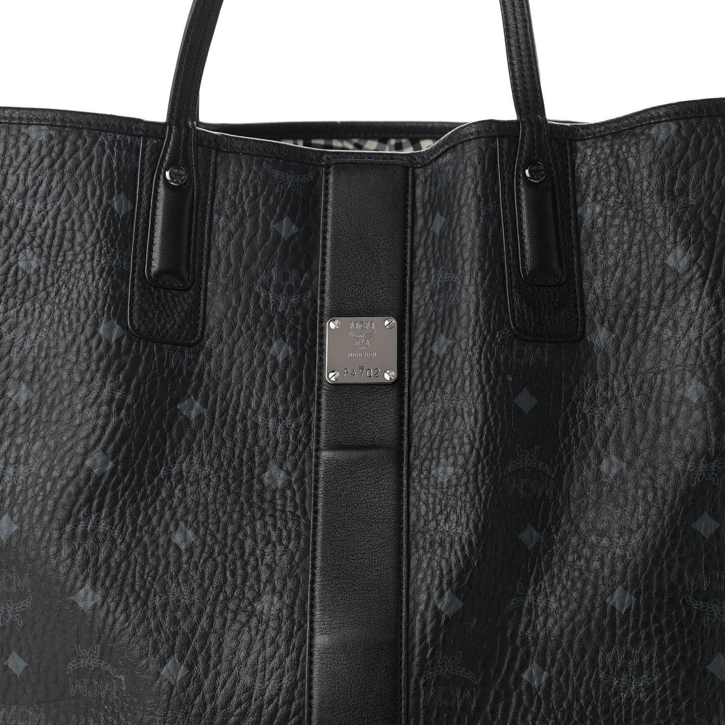 Visetos Large Liz Reversible Shopper Tote Black