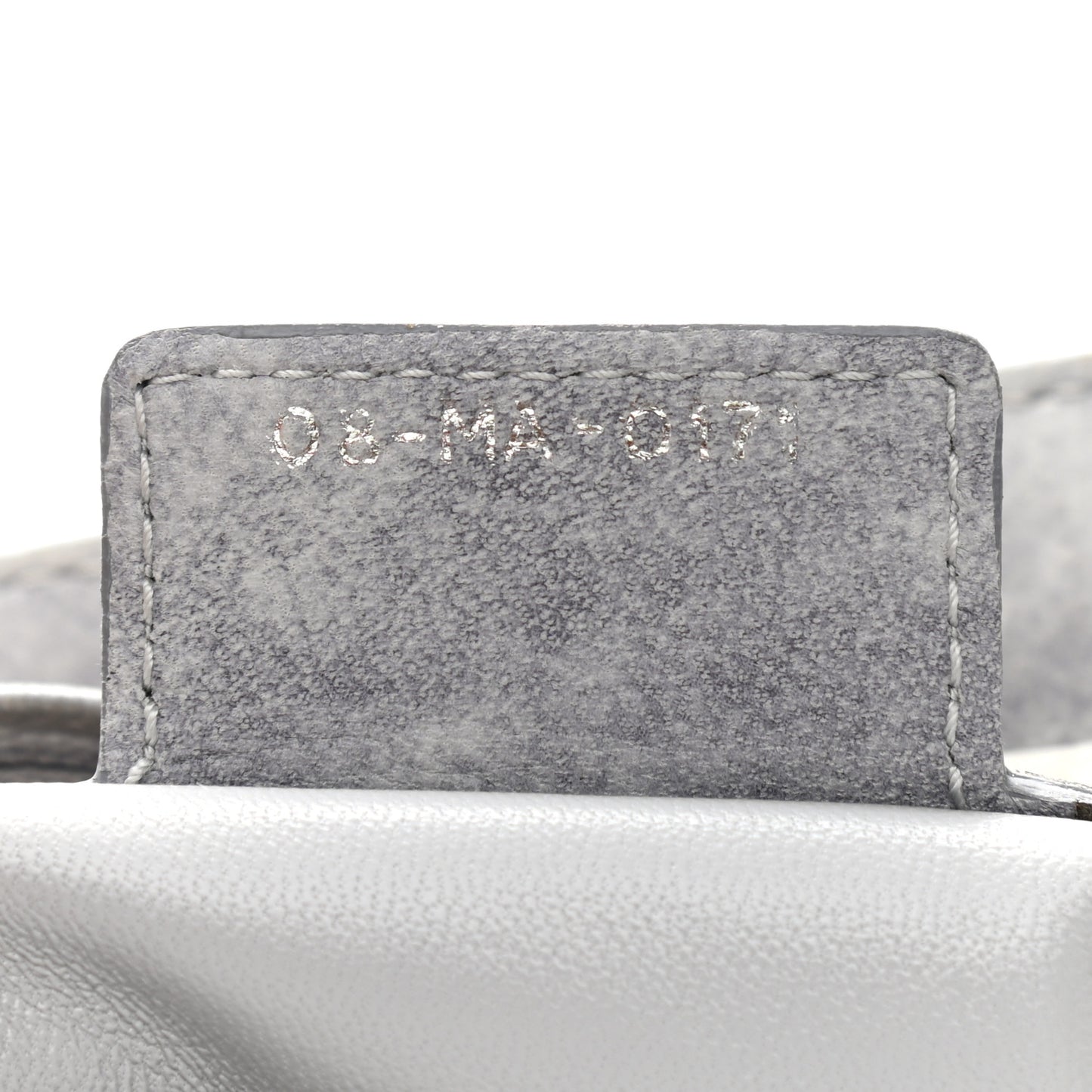 Lambskin Cannage Medium Lady Dior Grey