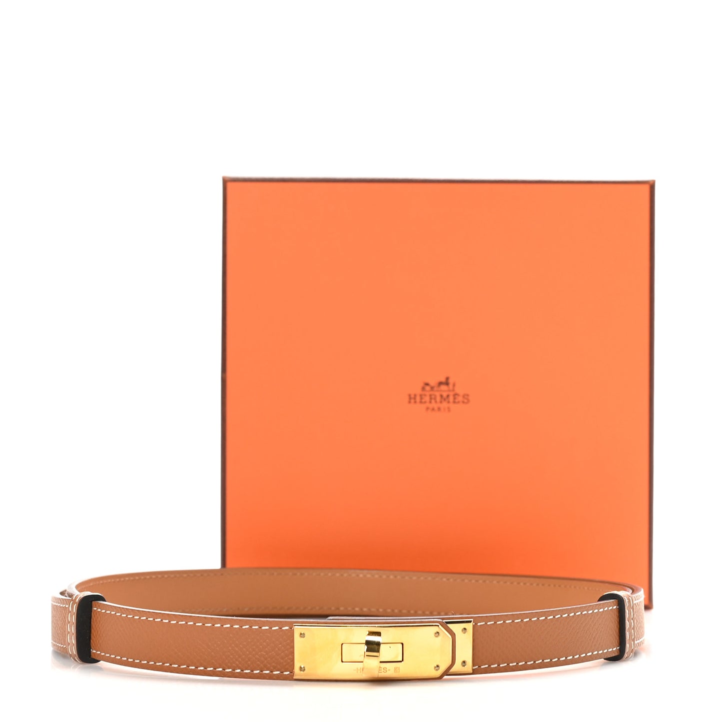 Epsom Kelly Belt Gold