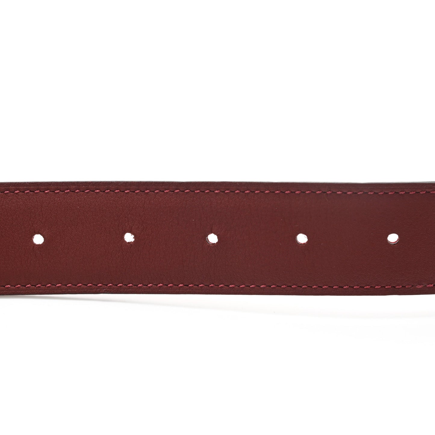 Swift Epsom 32mm H Belt 90 Rouge H Rouge Casaque