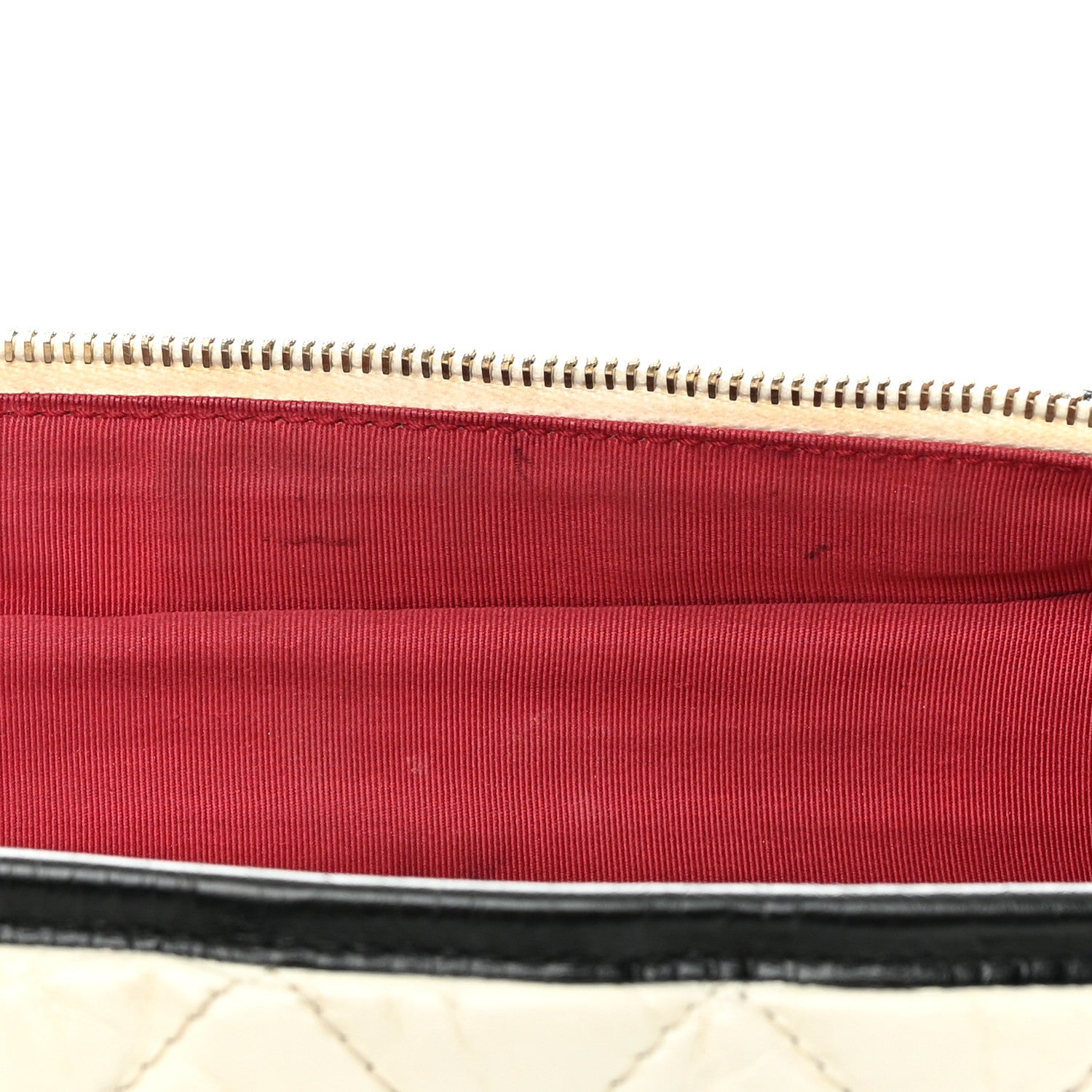 Chanel Aged Calfskin Quilted Medium Gabrielle Hobo Black White 12 of 22