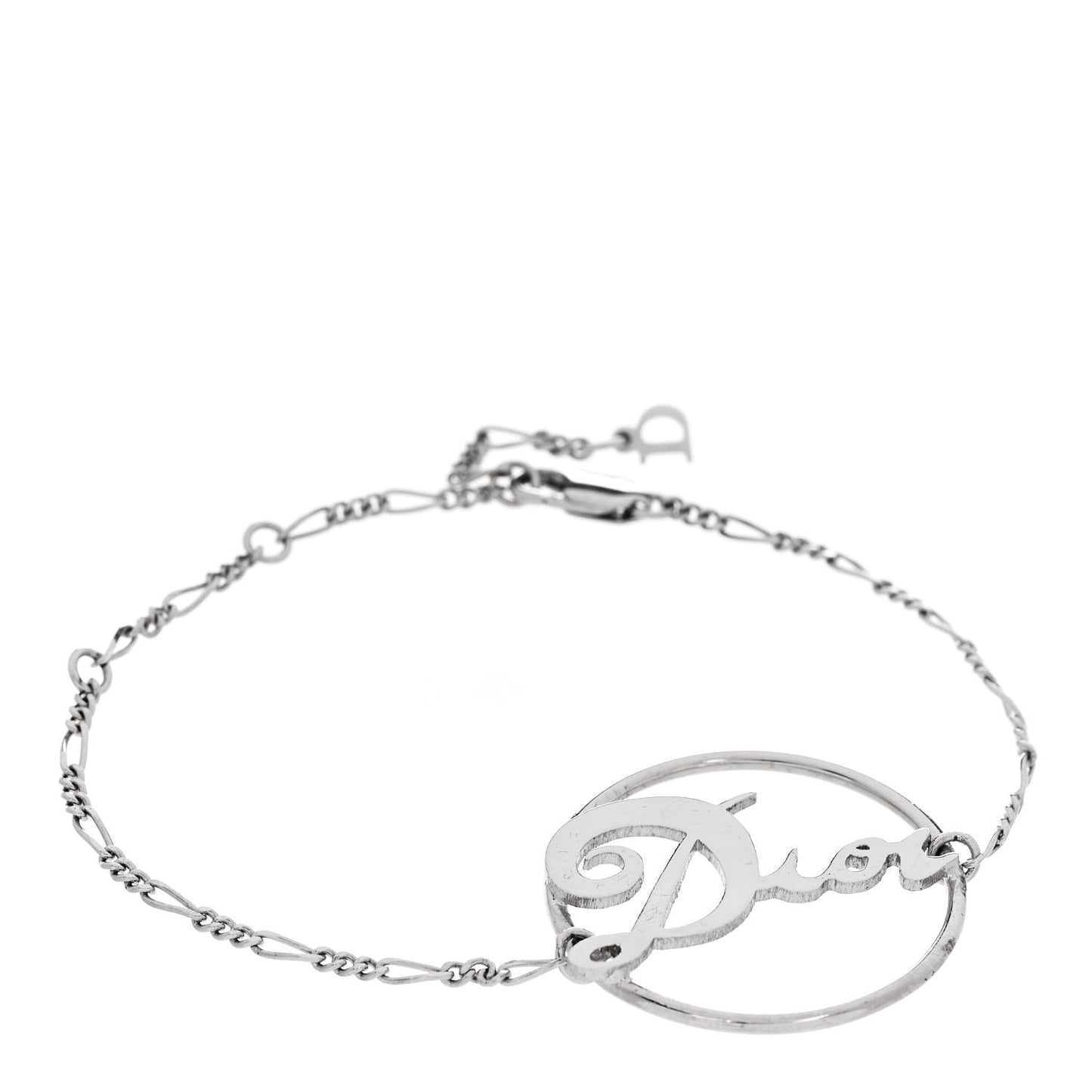 Metal Logo Bracelet Silver