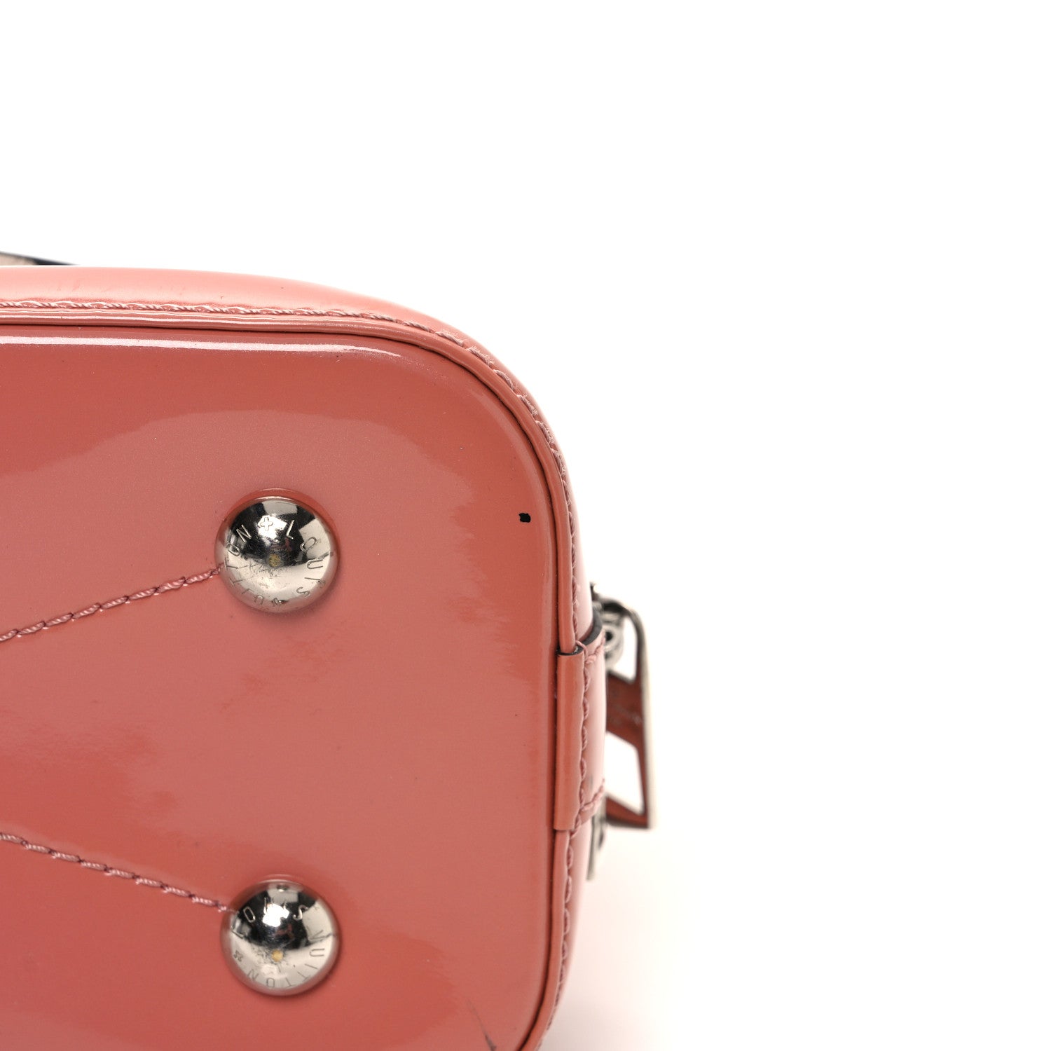 Louis Vuitton Patent Monogram Alma BB  Rose Blush 16 of 18