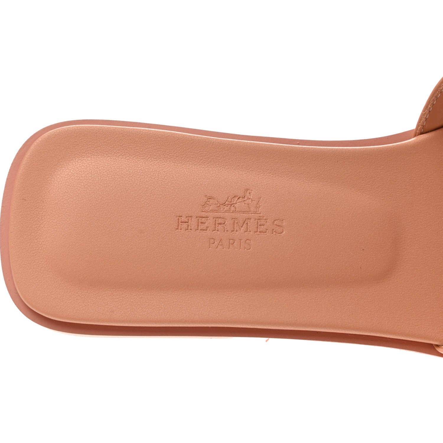 Hermes Calfskin Oran Sandals 36 Granit Rose 6 of 8