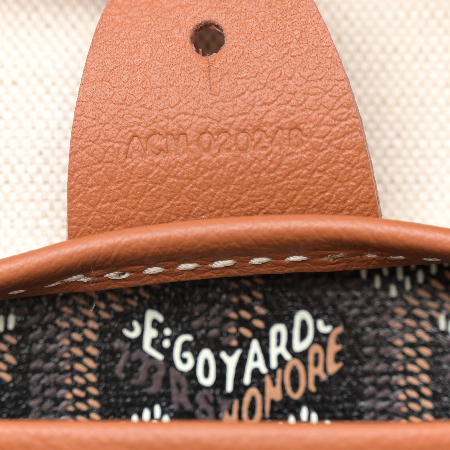 Goyardine Artois PM Black Gold