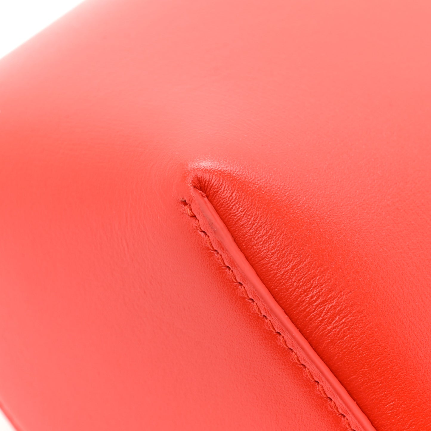 Calfskin Small Folded Bag Red