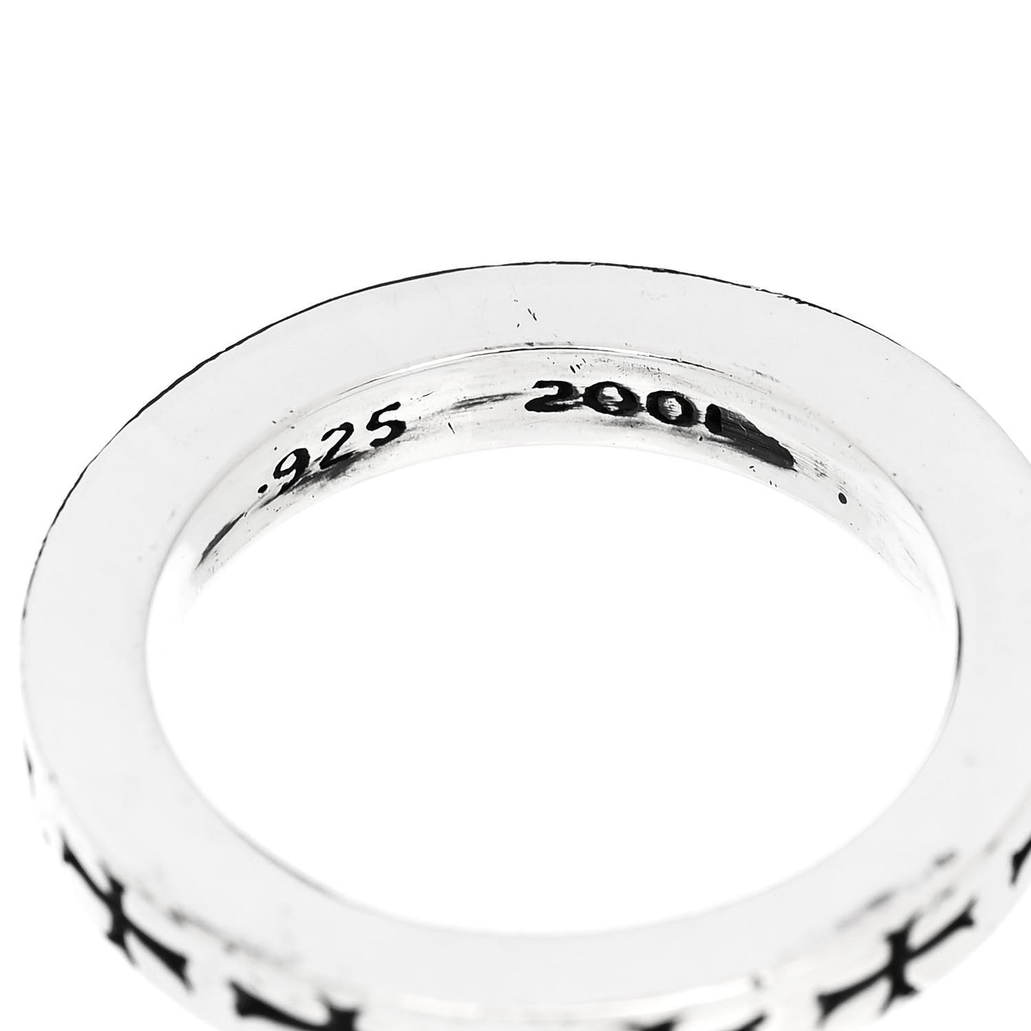 Sterling Silver CH NYC Fck You Spacer Ring 56 7.5